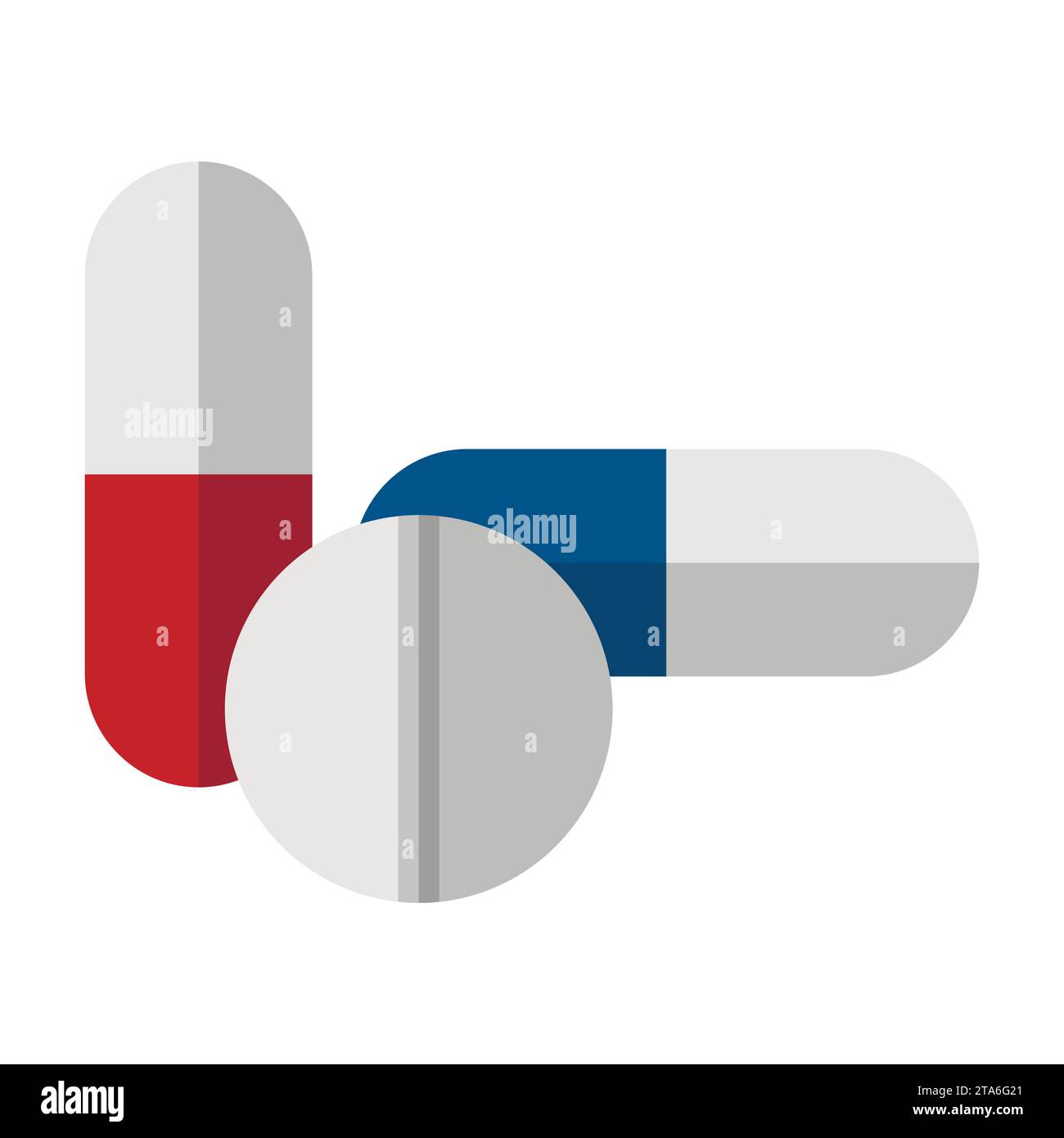 Illustration tablets isolated on Stock Vector Images - Alamy