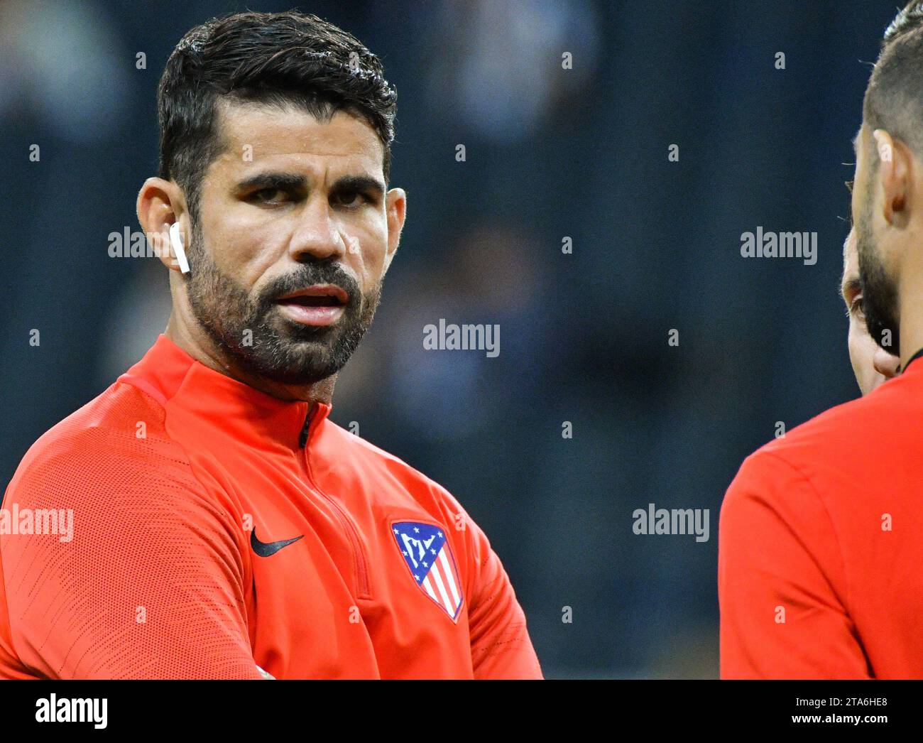 SOLNA, SWEDEN 10 August 2019 Diego Costa during pre match in the