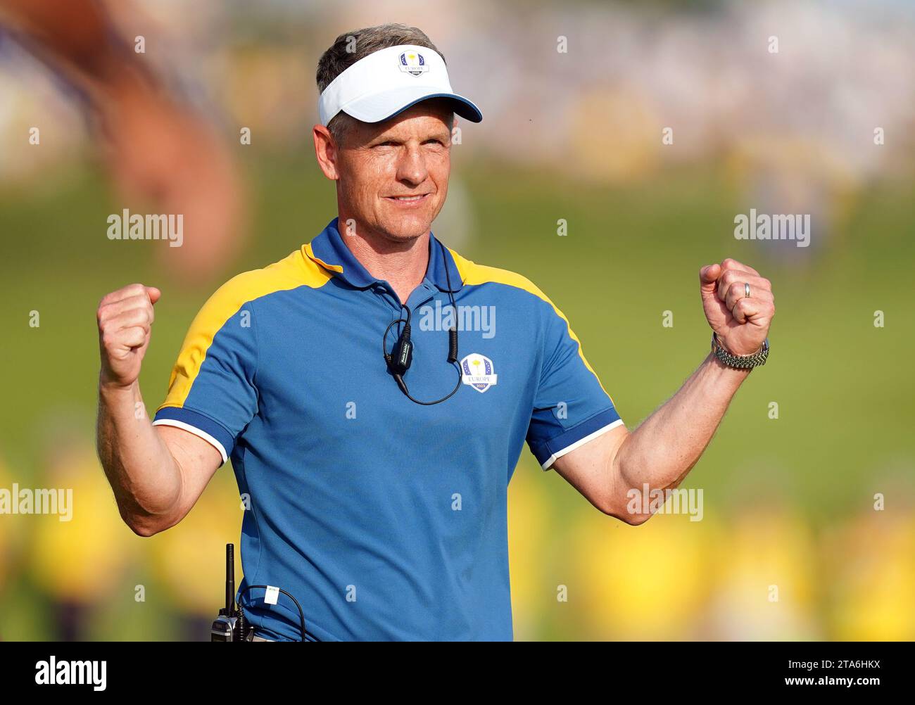 File photo dated 01102023 of Team Europe Captain Luke Donald, who