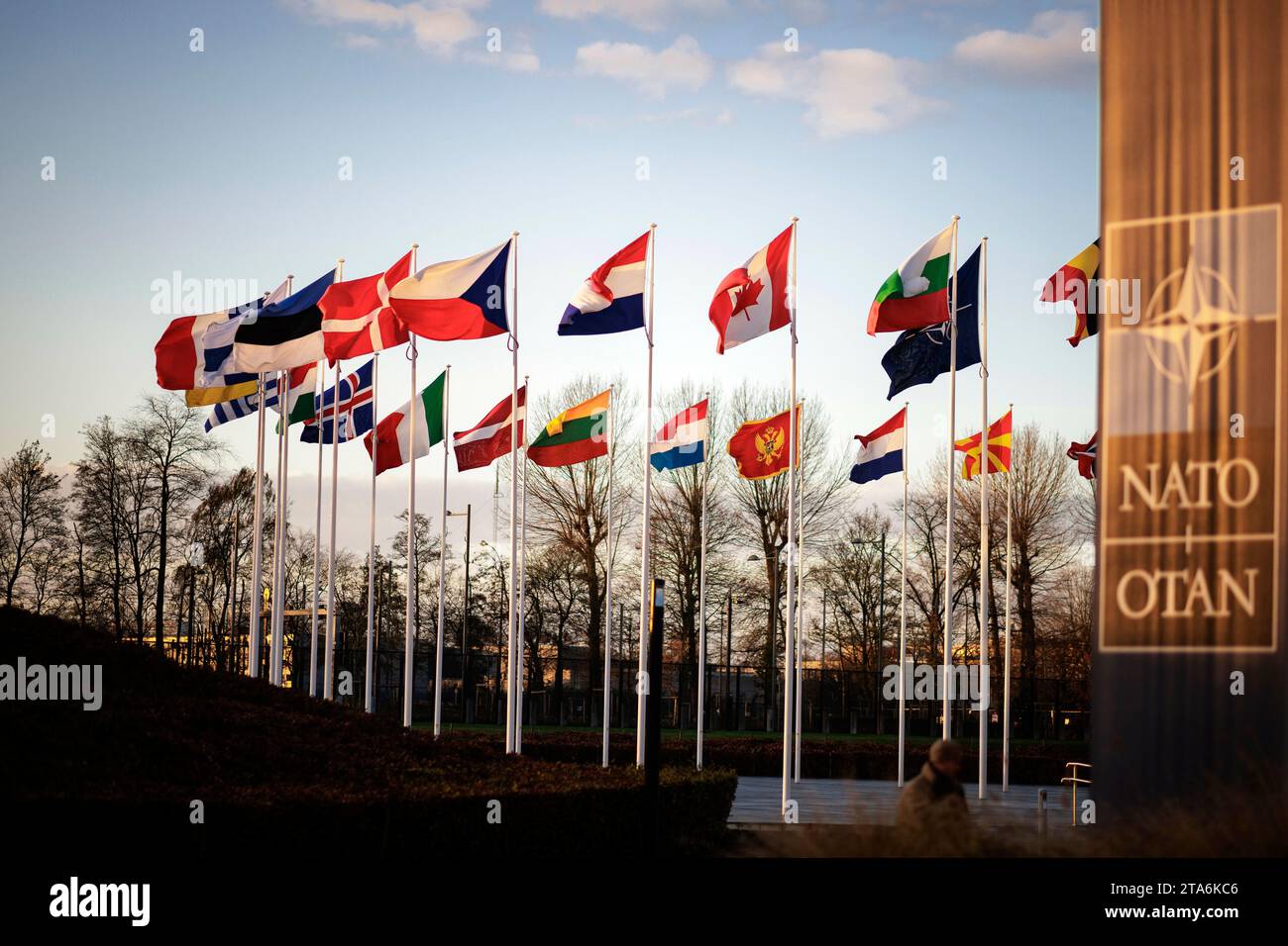 Nato Headquarters Flags 2023 Hi res Stock Photography And Images Alamy