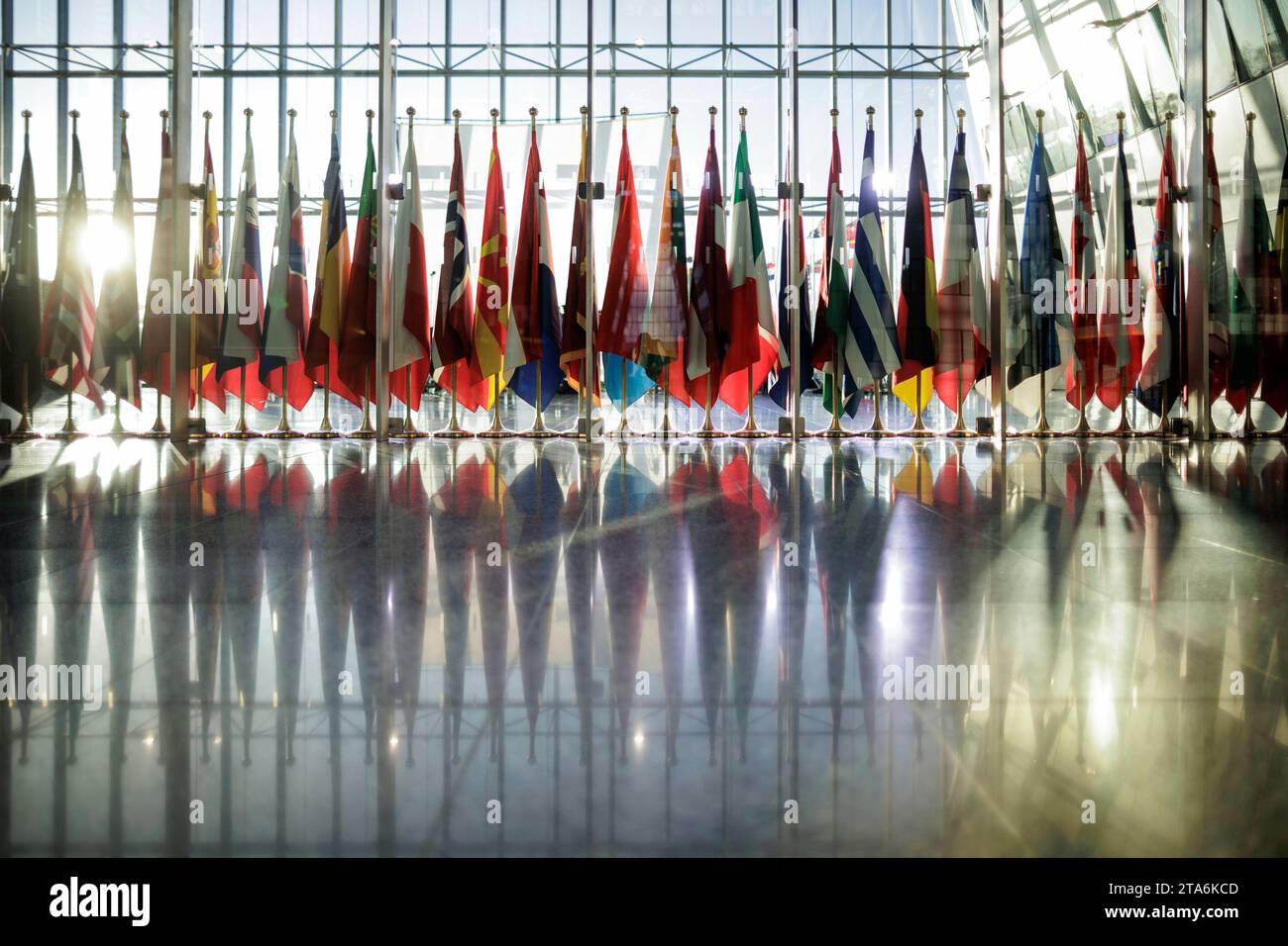 Nato Headquarters Flags 2023 Hi res Stock Photography And Images Alamy