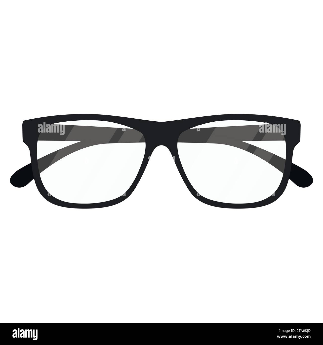 Glasses icon isolated on white background. Vector illustration Stock ...