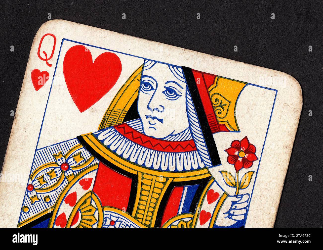 Queen of hearts playing card hires stock photography and images Alamy