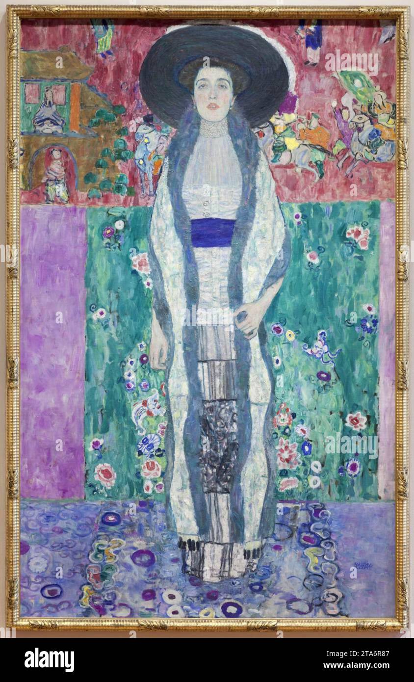 Portrait of Adele BlochBauer II 1912 by Gustav Klimt Stock Photo Alamy