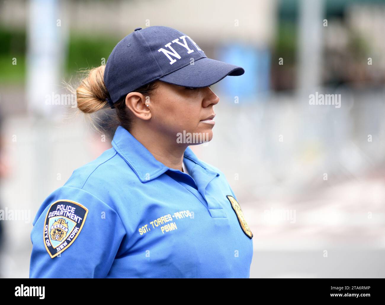 Nypd police officer woman hi-res stock photography and