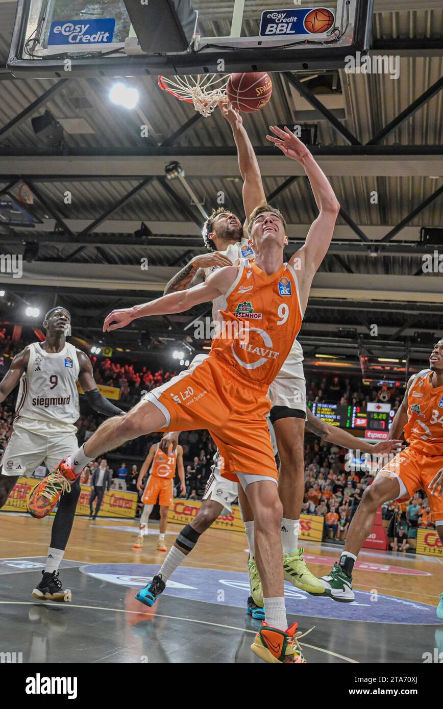 26.11.2023, RASTA Dome, Vechta, GER, BARMER 1. BBL; Rasta Vechta vs FC ...