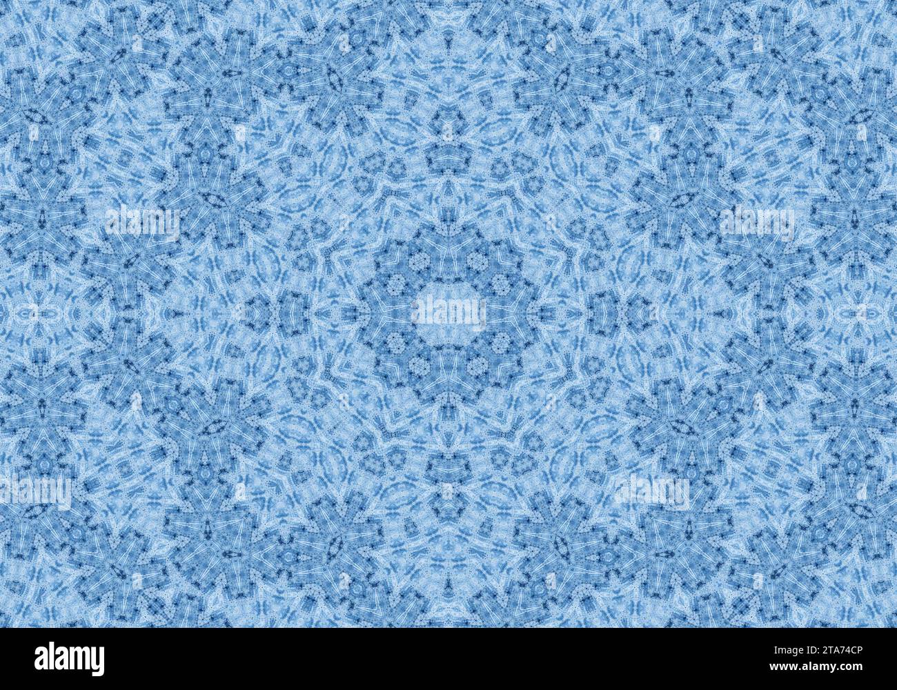 Blue background with abstract concentric pattern Stock Photo - Alamy