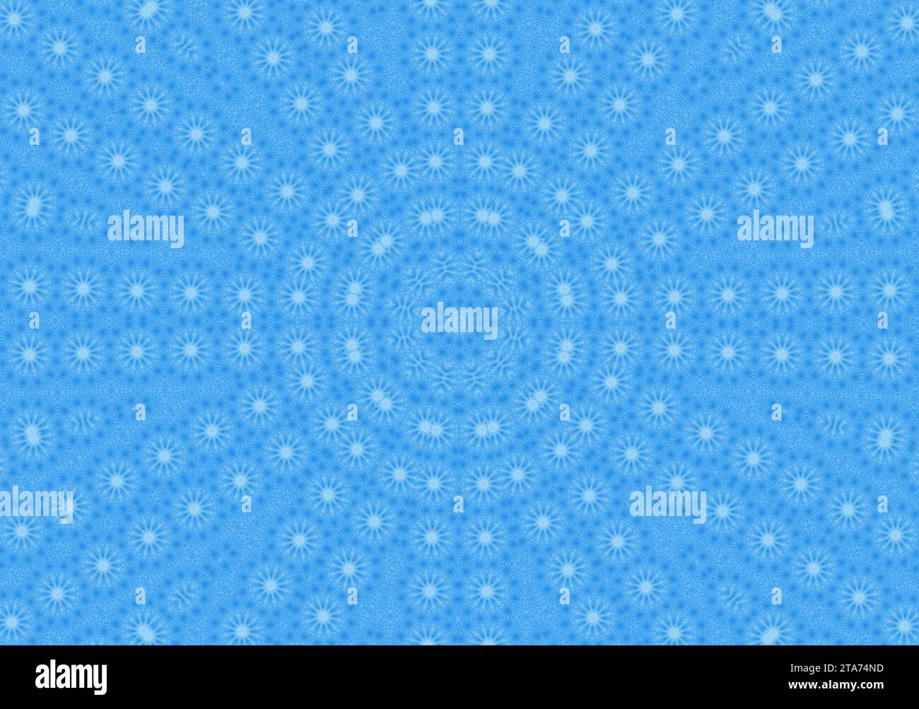 Blue background with abstract concentric pattern Stock Photo - Alamy