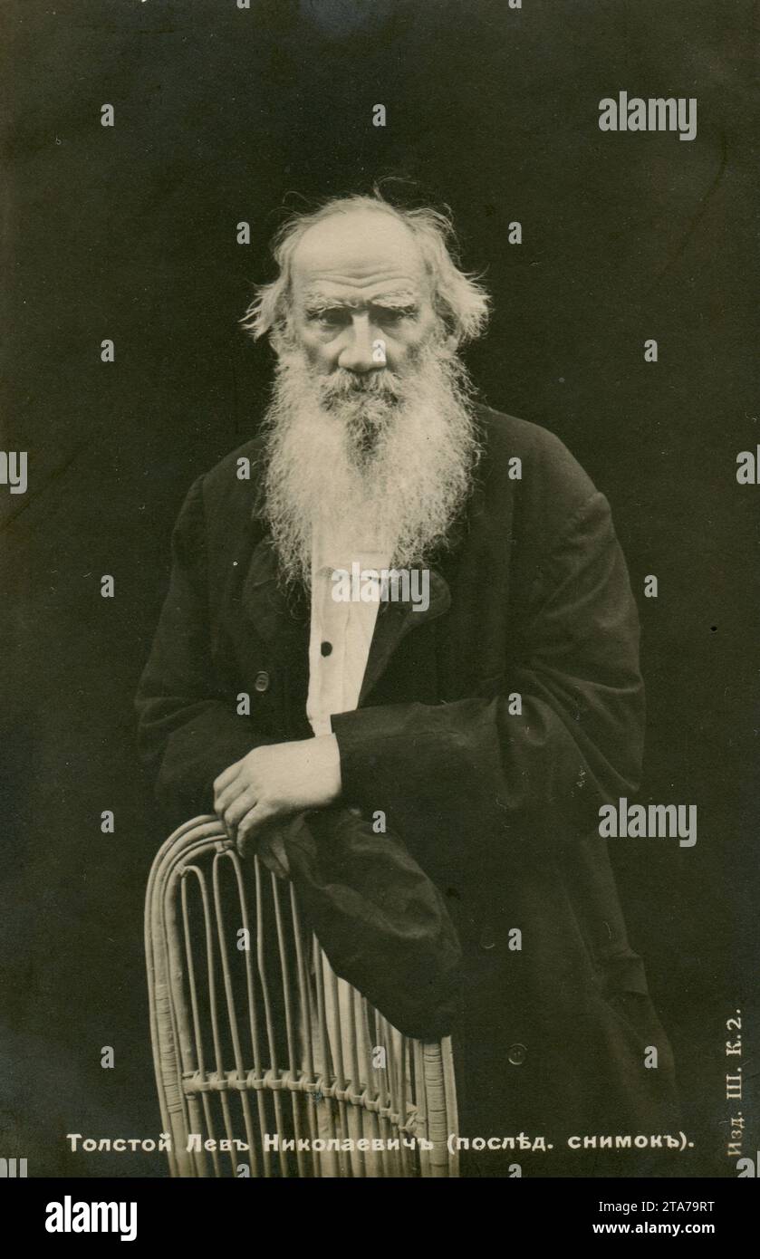 Photo of Lev Nikolayevich Tolstoy (Russian: Лев Николаевич Толстой; 9 ...