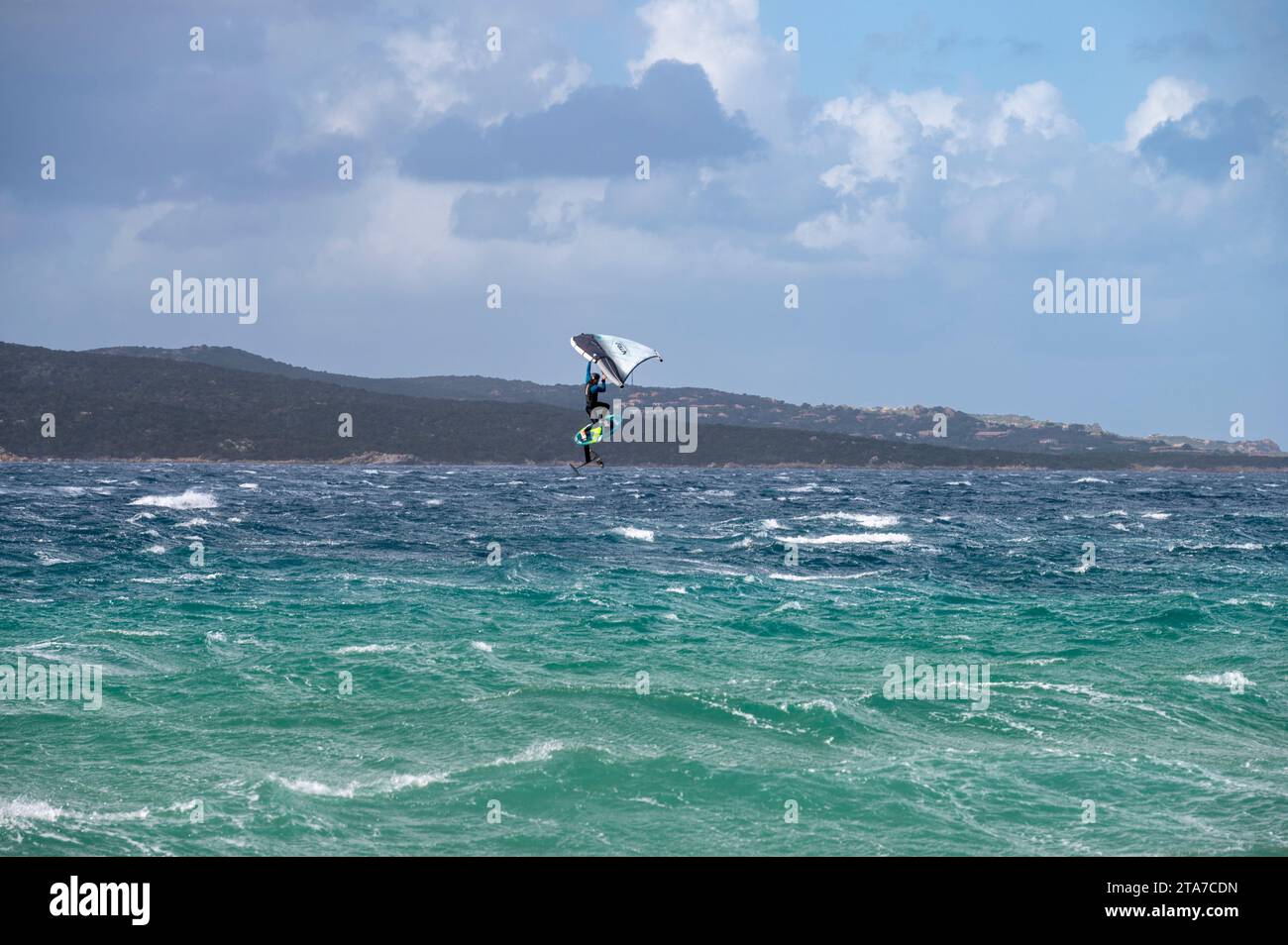 Giornata ventosa in Sardegna windy day in Sardinia Stock Photo Alamy