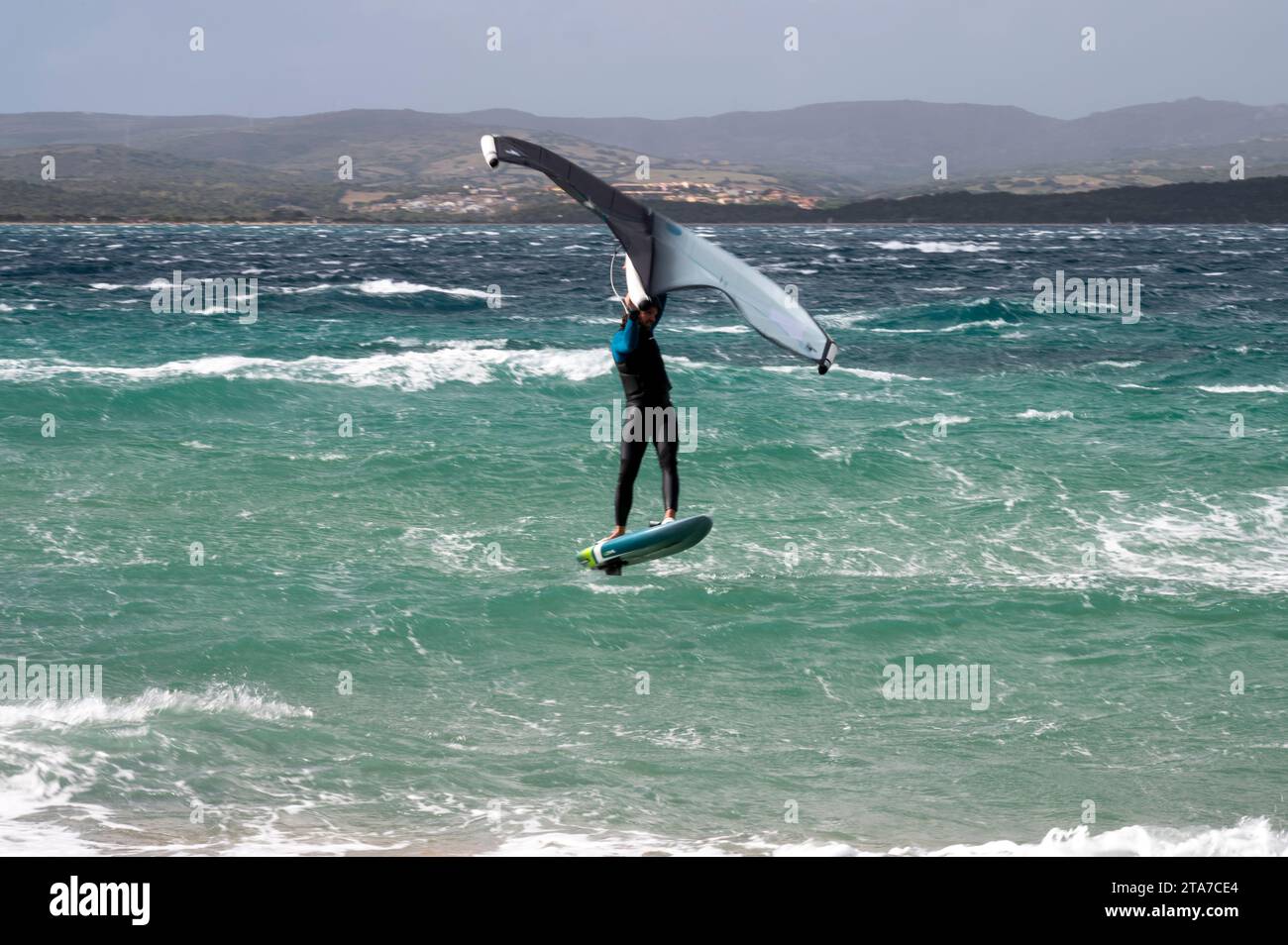 Giornata ventosa in Sardegna windy day in Sardinia Stock Photo Alamy