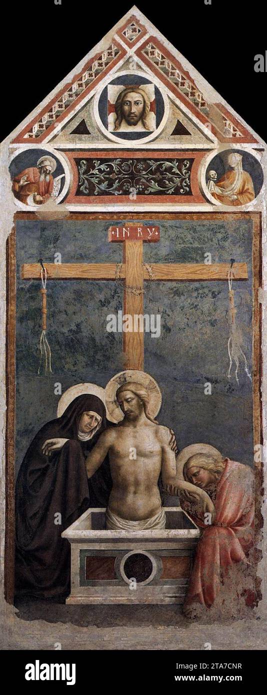 Pietà 1424 by Masolino Da Panicale Stock Photo