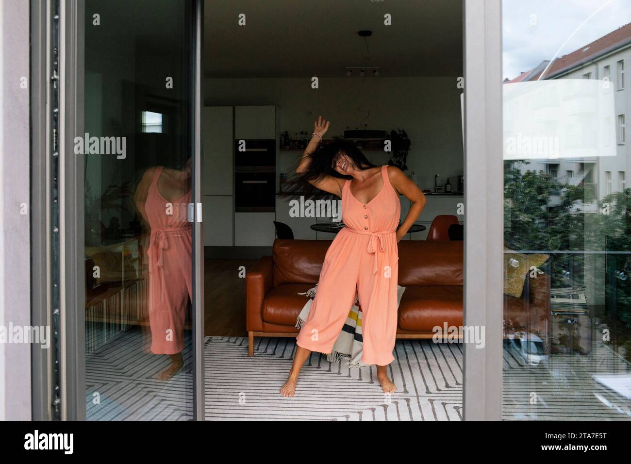 Woman seen dancing in hi-res stock photography and images - Alamy