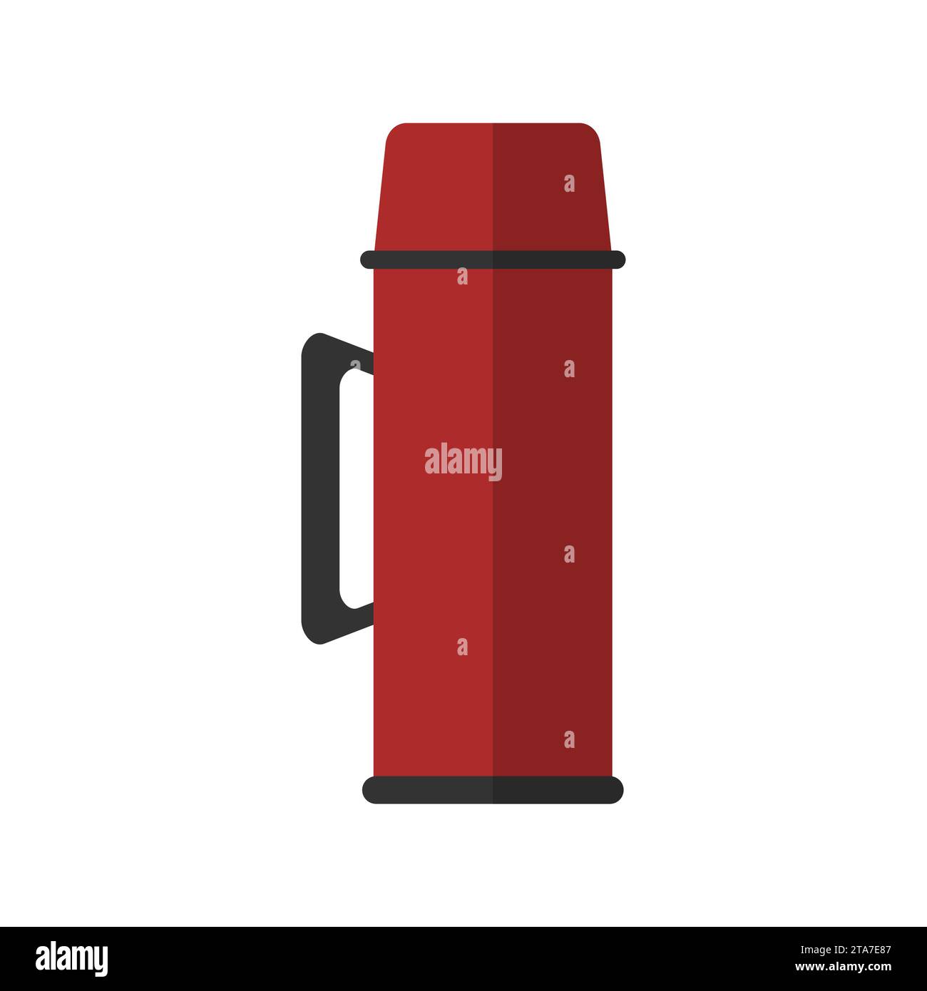 Free Vectors  Thermos icon with red motif