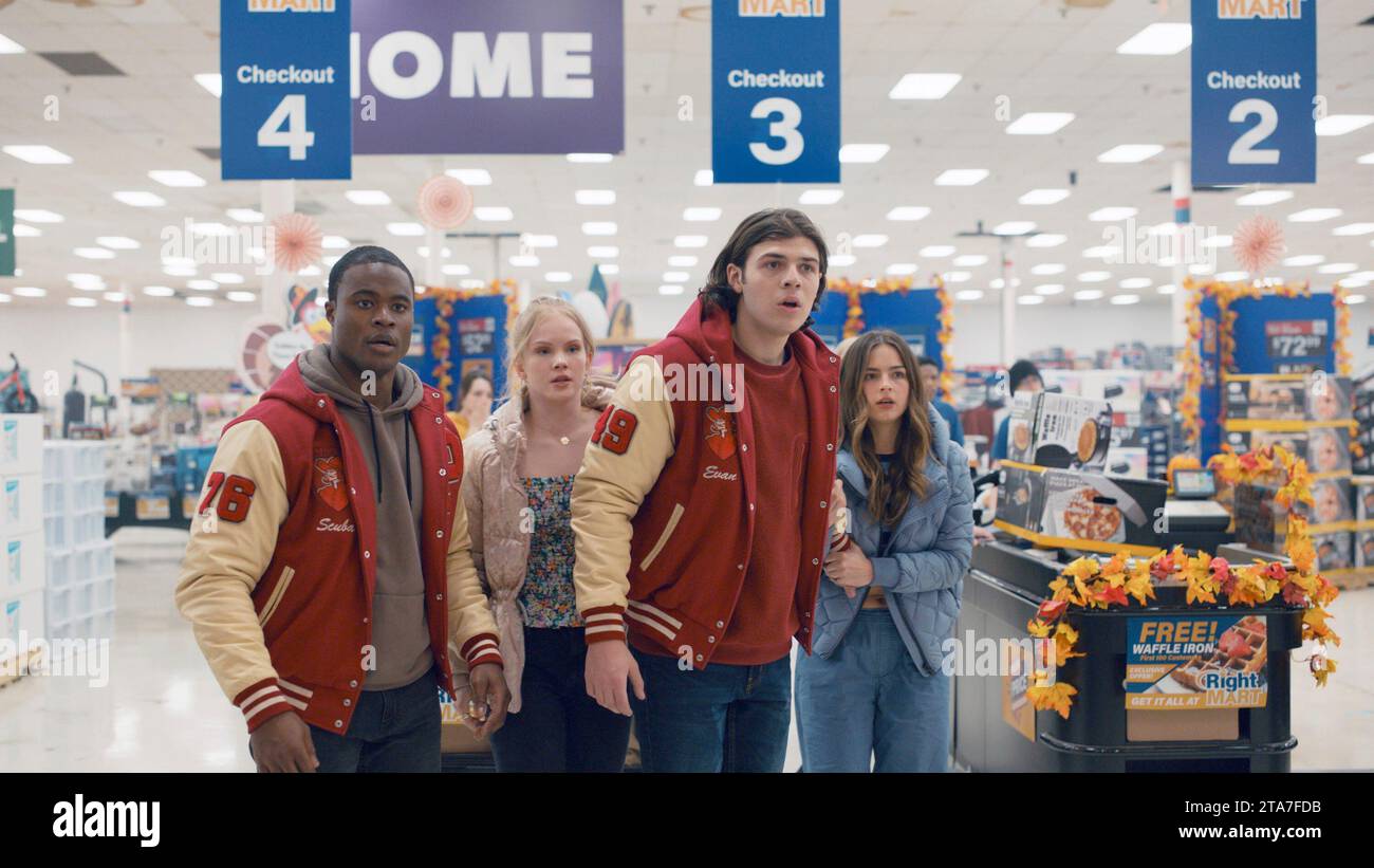 THANKSGIVING, from left: Gabriel Davenport, Jenna Warren, Tomaso
