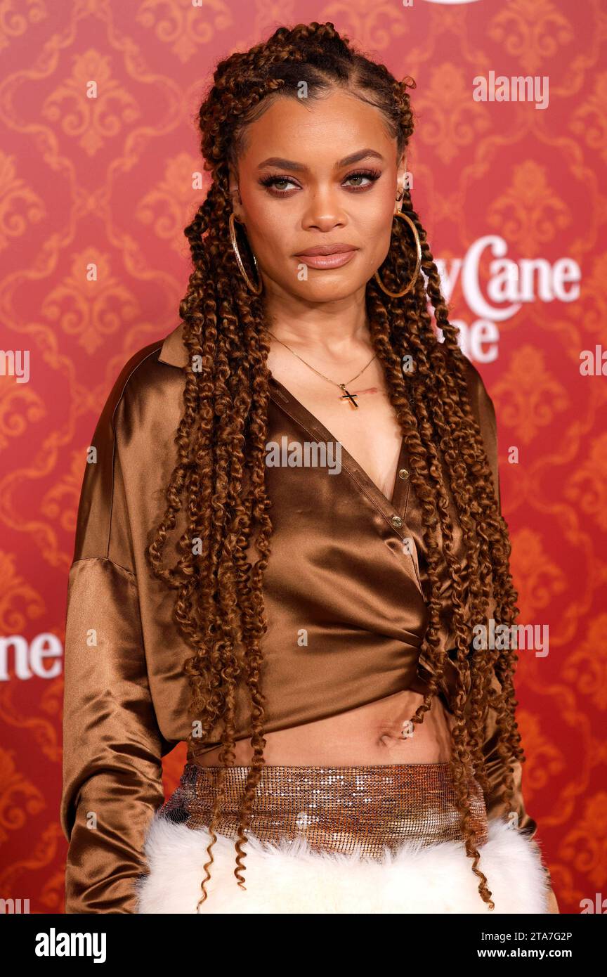 Andra Day Bei Der Weltpremiere Des Amazon Prime Video Films Candy Cane