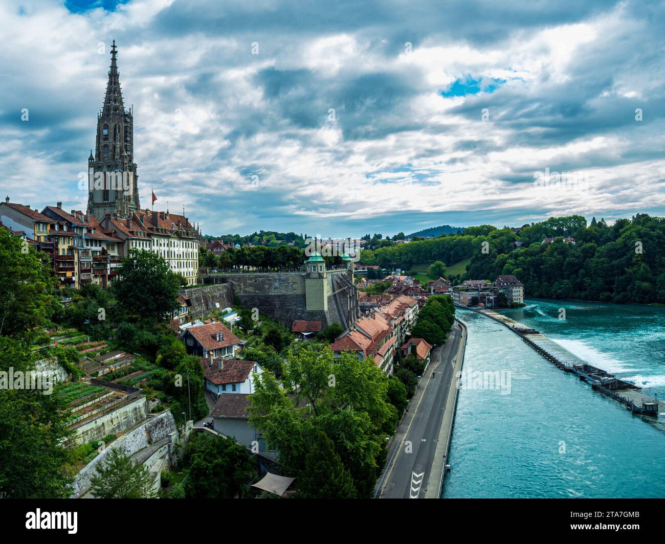 Bern Munster above the River Aare in Bern, Switzerland Stock Photo - Alamy