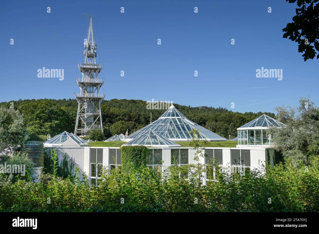 Aussichtsturm an der Ostseetherme, Heringsdorf, Ahlbeck, Usedom, Mecklenburg-Vorpommern, Deutschland Stock Photo