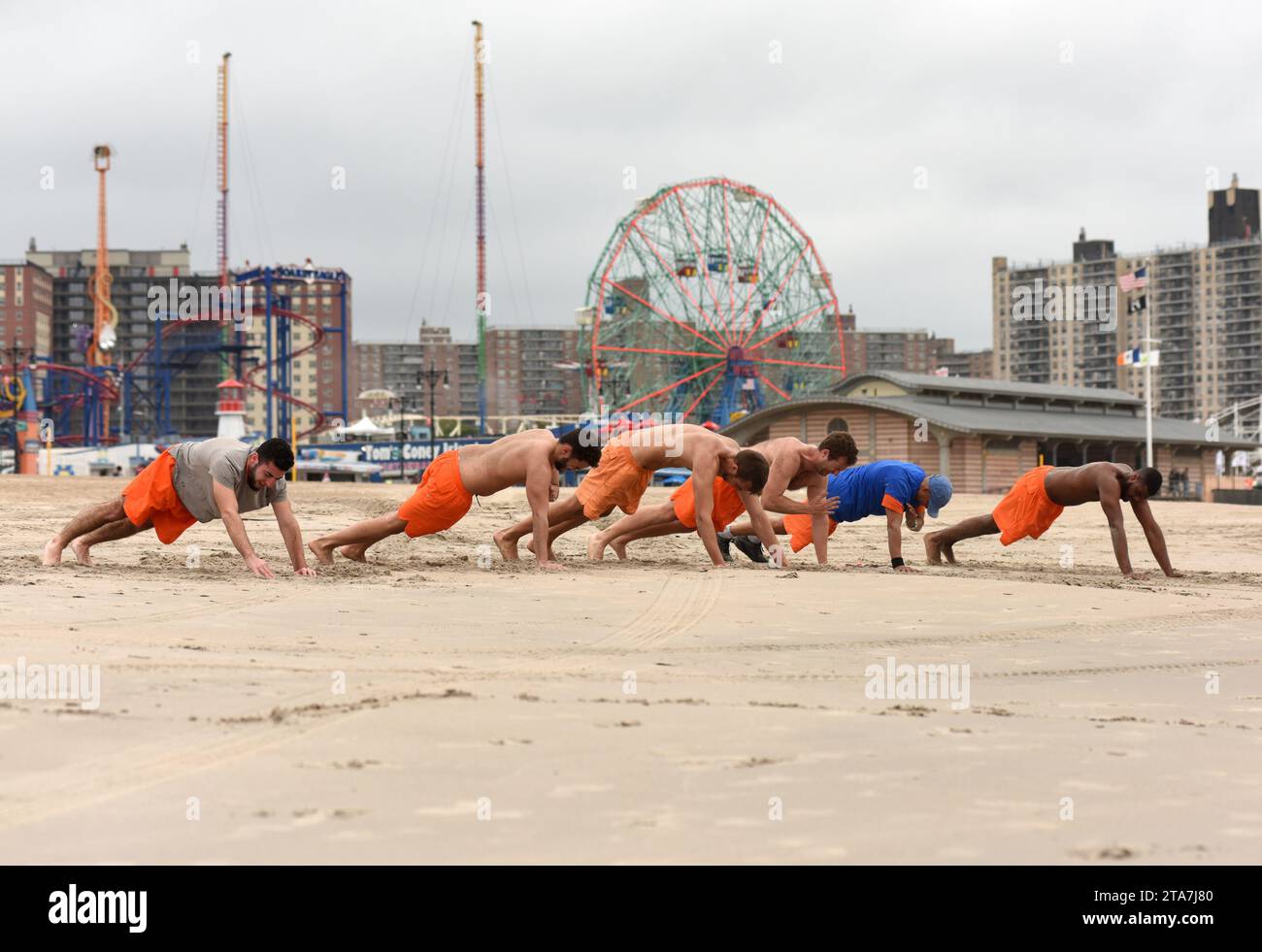 Coney island beach promenade in hi-res stock photography and images - Alamy