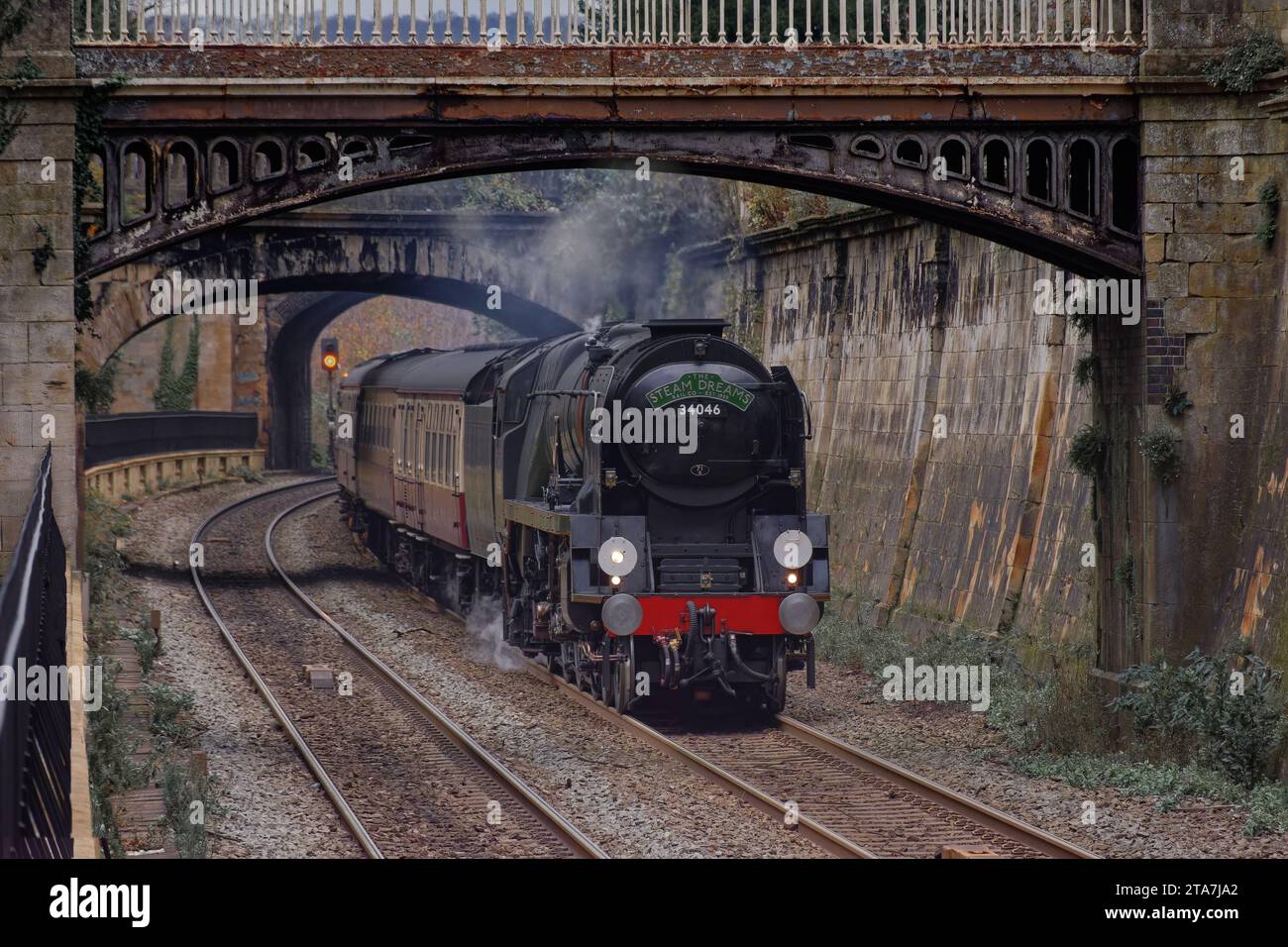 34046 'Braunton' Bath Christmas Market, 1Z46 London Victoria Bath