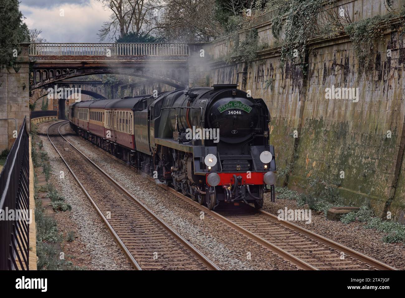 34046 'Braunton' Bath Christmas Market, 1Z46 London Victoria Bath