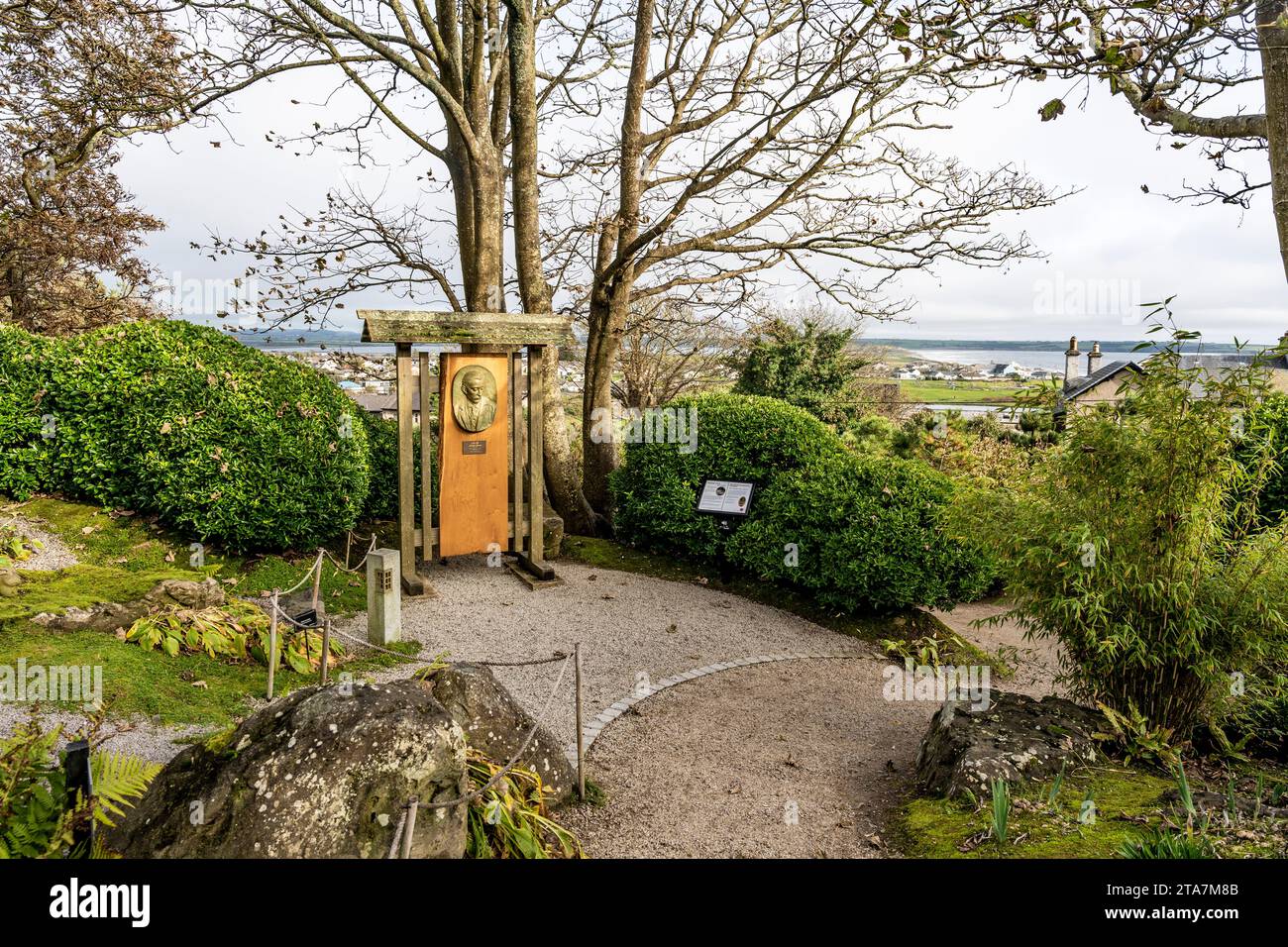 Lafcadio Hearn Japanese Gardens, stunning gardens that reflects the life of the Irish-Greek writer, seaside town of Tramore, County Waterford, Ireland Stock Photo