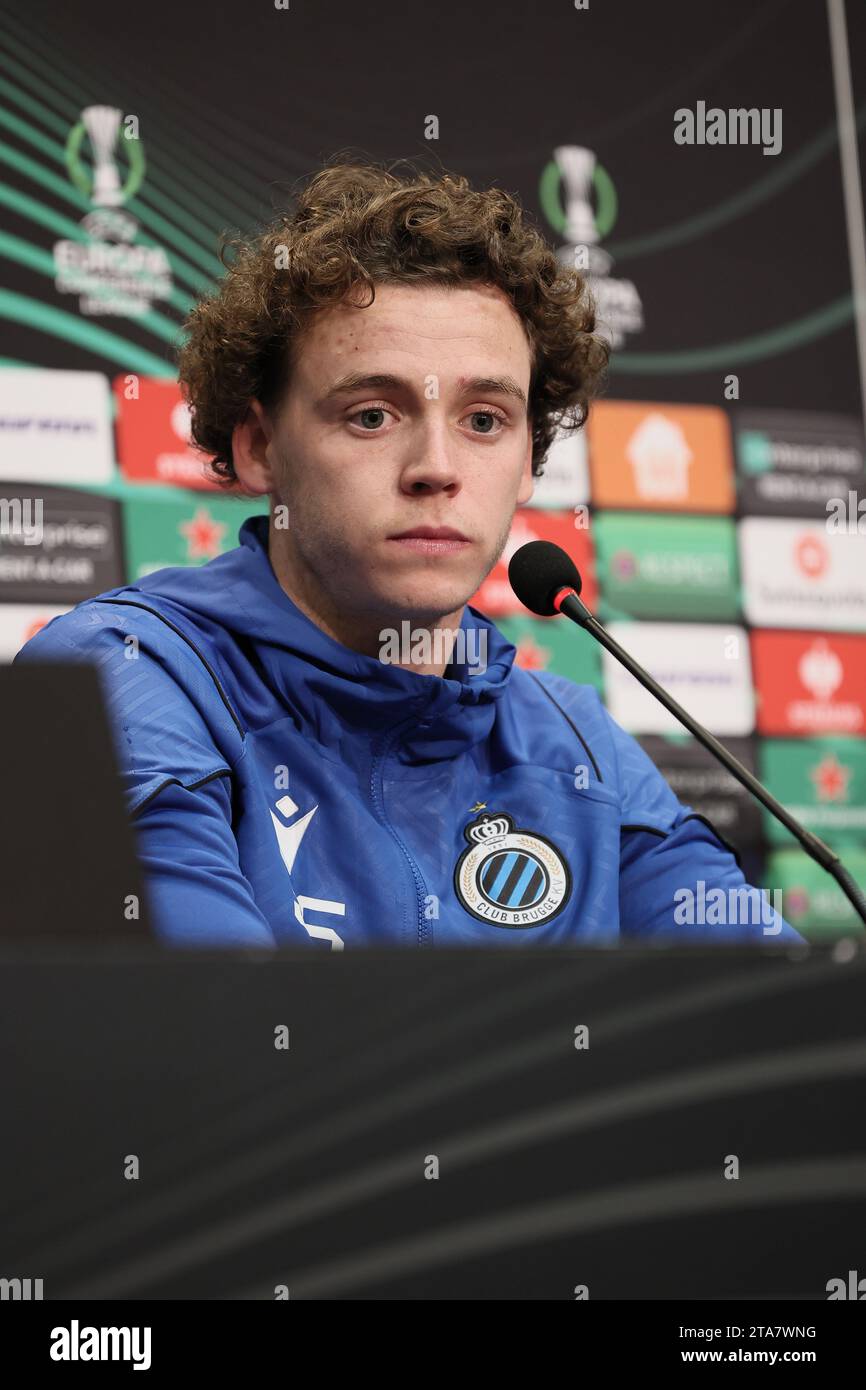 Istanbul, Turkey. 29th Nov, 2023. Club's Maxime De Cuyper pictured ...