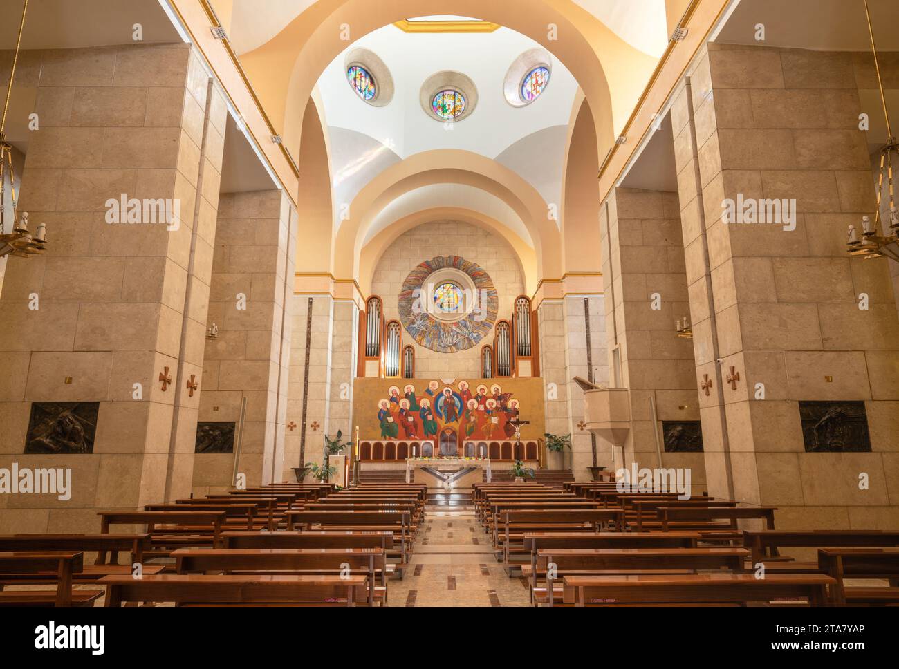 NAPLES, ITALY - APRIL 24, 2023: The church Chiesa di San Vitale Martire. Stock Photo