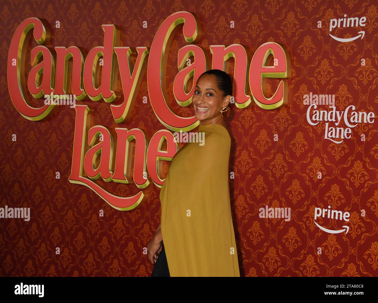 LOS ANGELES, CALIFORNIA NOVEMBER 28 Tracee Ellis Ross attends the world premiere of Amazon