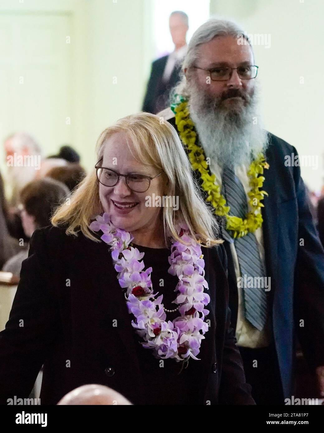 Plains united states 29th nov 2023 amy carter and her husband john