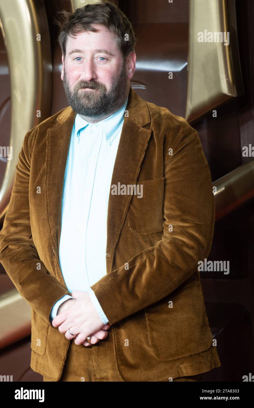 London, UK. 28 Nov, 2023. Pictured Jim Howick attends The World