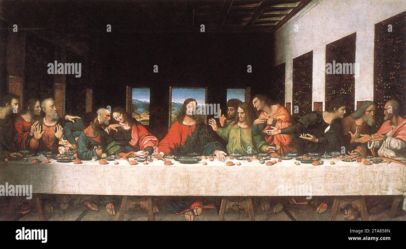 Leonardo da Vinci - Last Supper (copy Stock Photo - Alamy