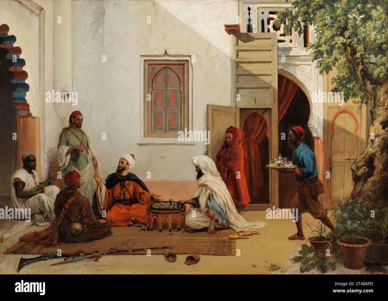 Victor Eeckhout - Tangier. Stock Photo