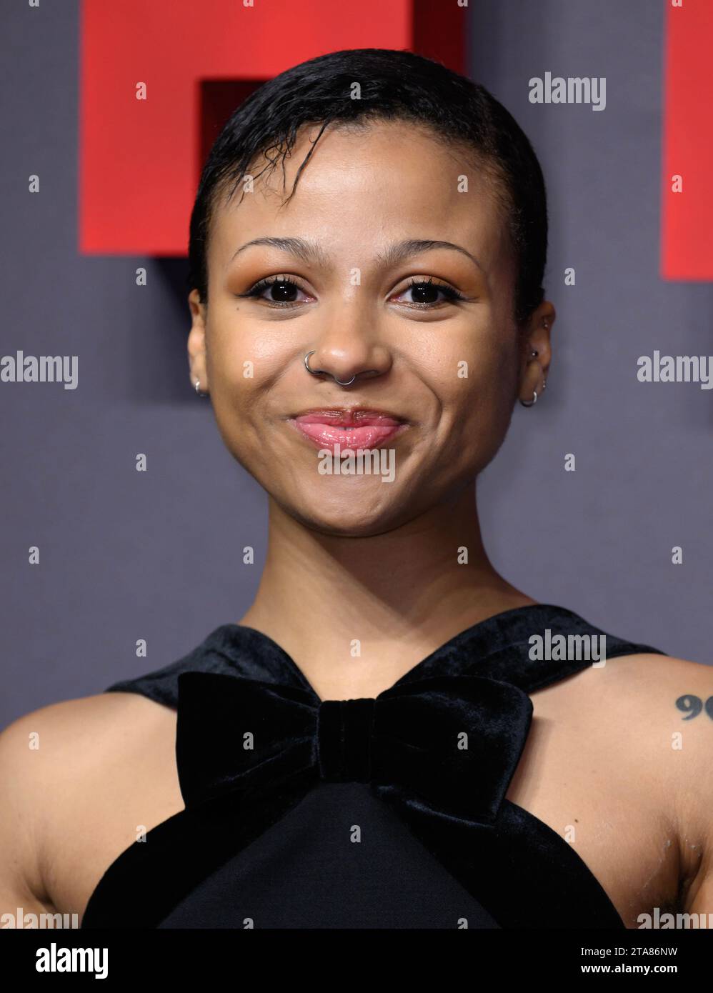 London, UK. November 29th, 2023. Myha’la arriving at the Leave The World Behind Premiere, Curzon Mayfair, London. Credit: Doug Peters/EMPICS/Alamy Live News Stock Photo
