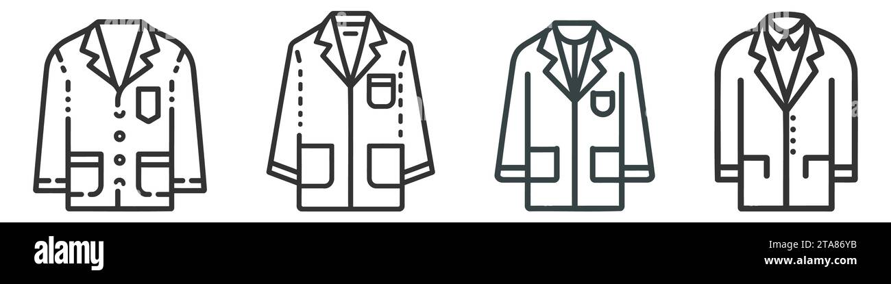 White clean suit lab Stock Vector Images - Alamy