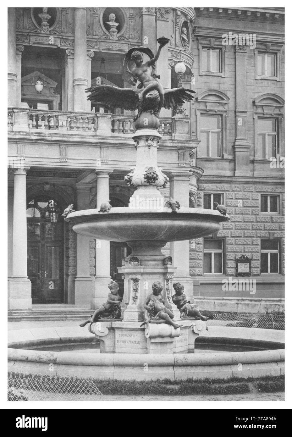 Victor Tilgner - 41 - Ganymed-Brunnen in Bratislava - Pressburg. Stock Photo