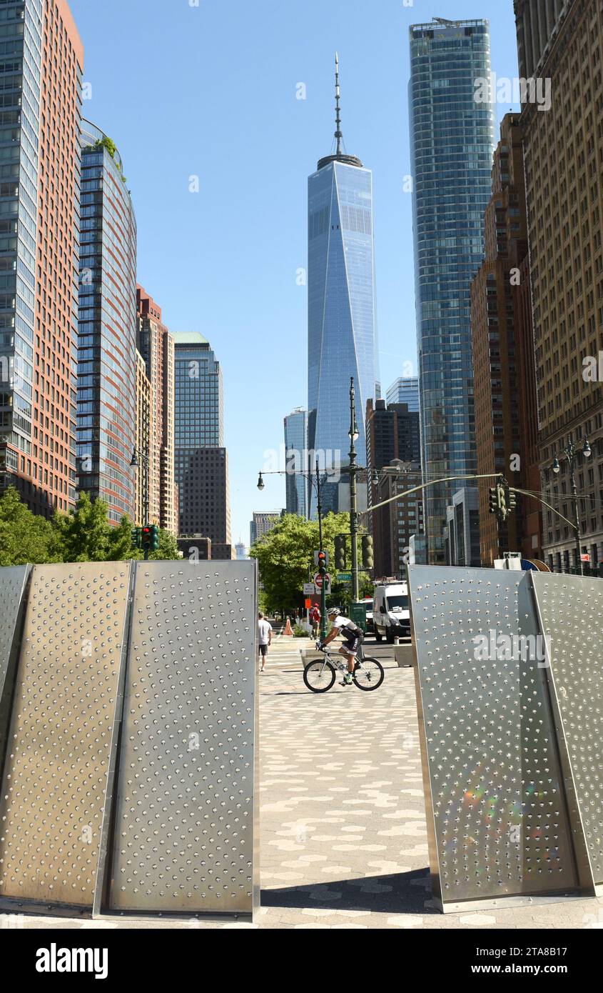New York, USA - May 24, 2018: One World Trade Center in New York. Stock Photo