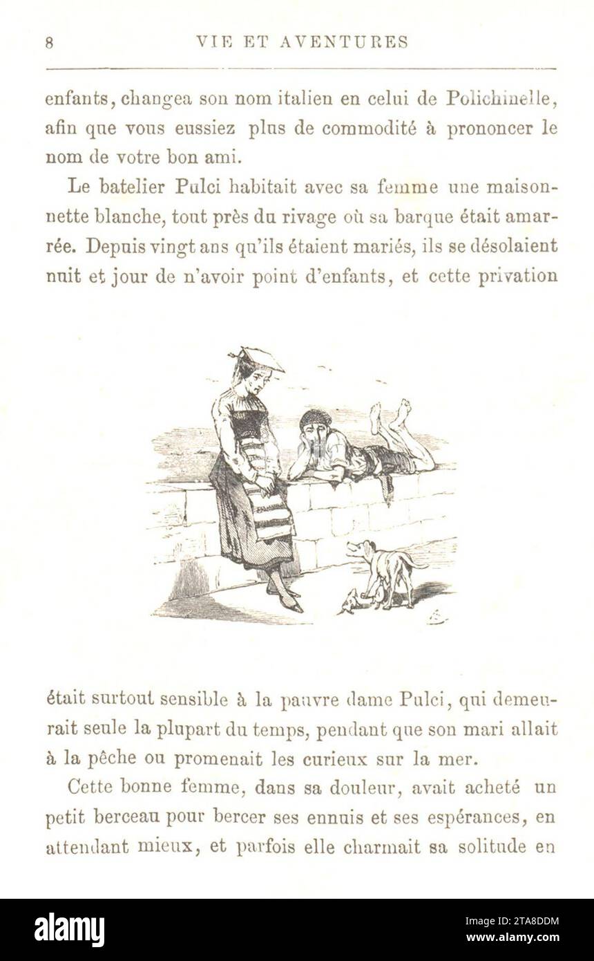 Ancien Personnage Polichinelle En Cartonnage - Poupée Mode Française époque 1900 (50 Cm)