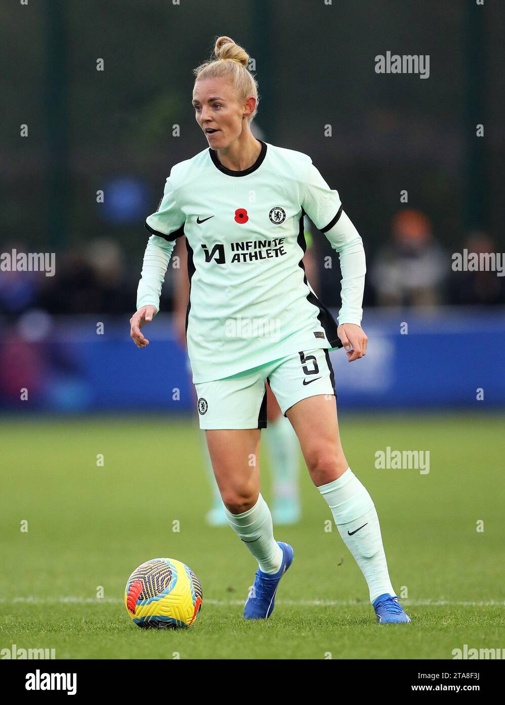 Chelsea's Sophie Ingle during the Barclays Women's Super League match at Walton Hall Park, Liverpool. Picture date: Sunday November 12, 2023. Stock Photo