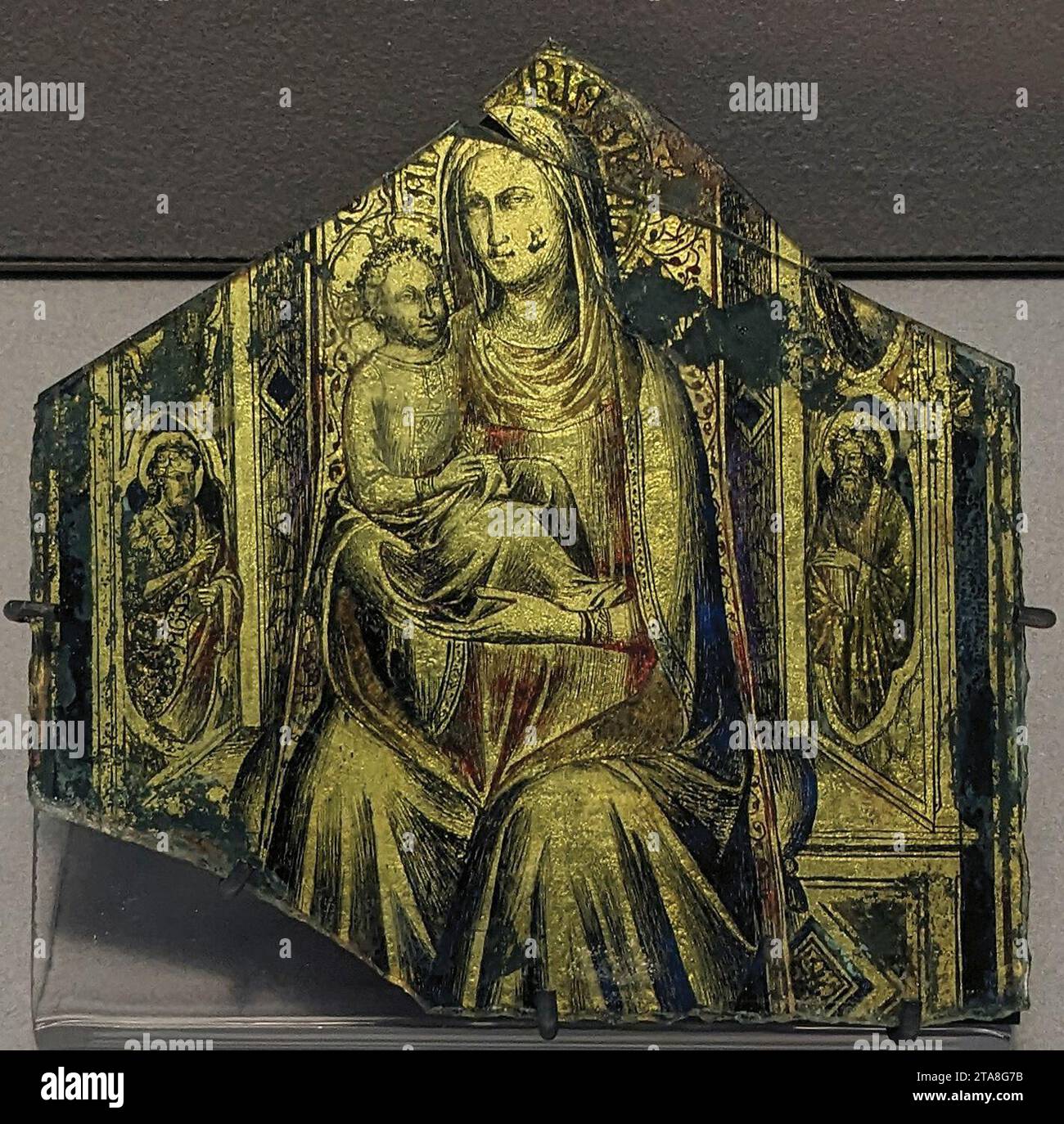 Saint jean baptiste et vierge a lenfant hires stock photography and