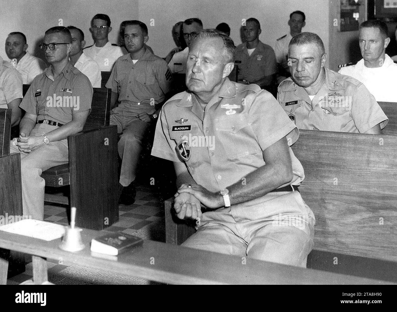 Vietnam war military hearing Stock Photo Alamy