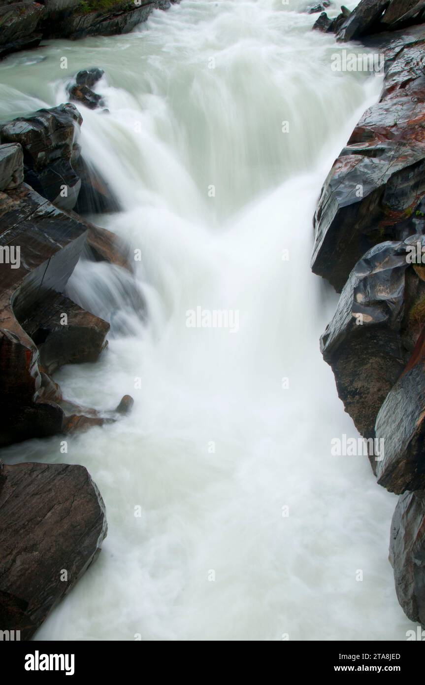 Numa Falls, Kootenay National Park, British Columbia, Canada Stock ...