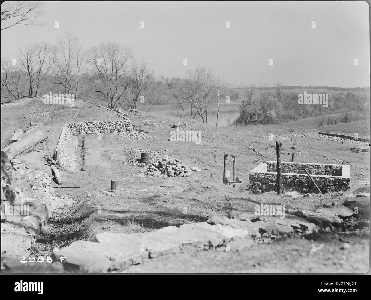 View from King Bastion toward Prince of Wales Bastion, powder