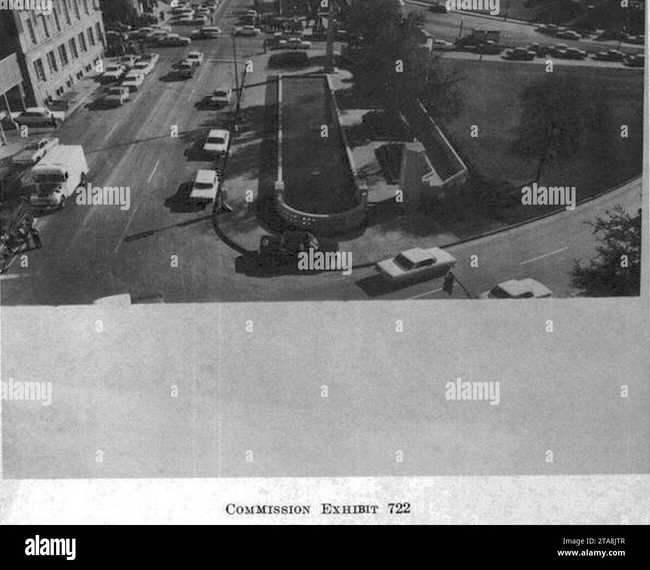 View from Sniper nest to Houston Street, CE722. Stock Photo