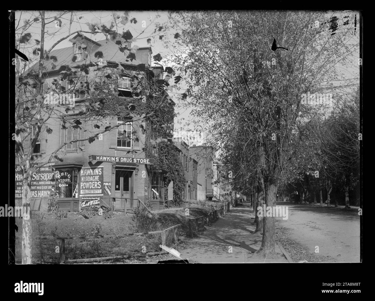 View looking North on 4th Street, S.E., at Virginia Avenue showing the