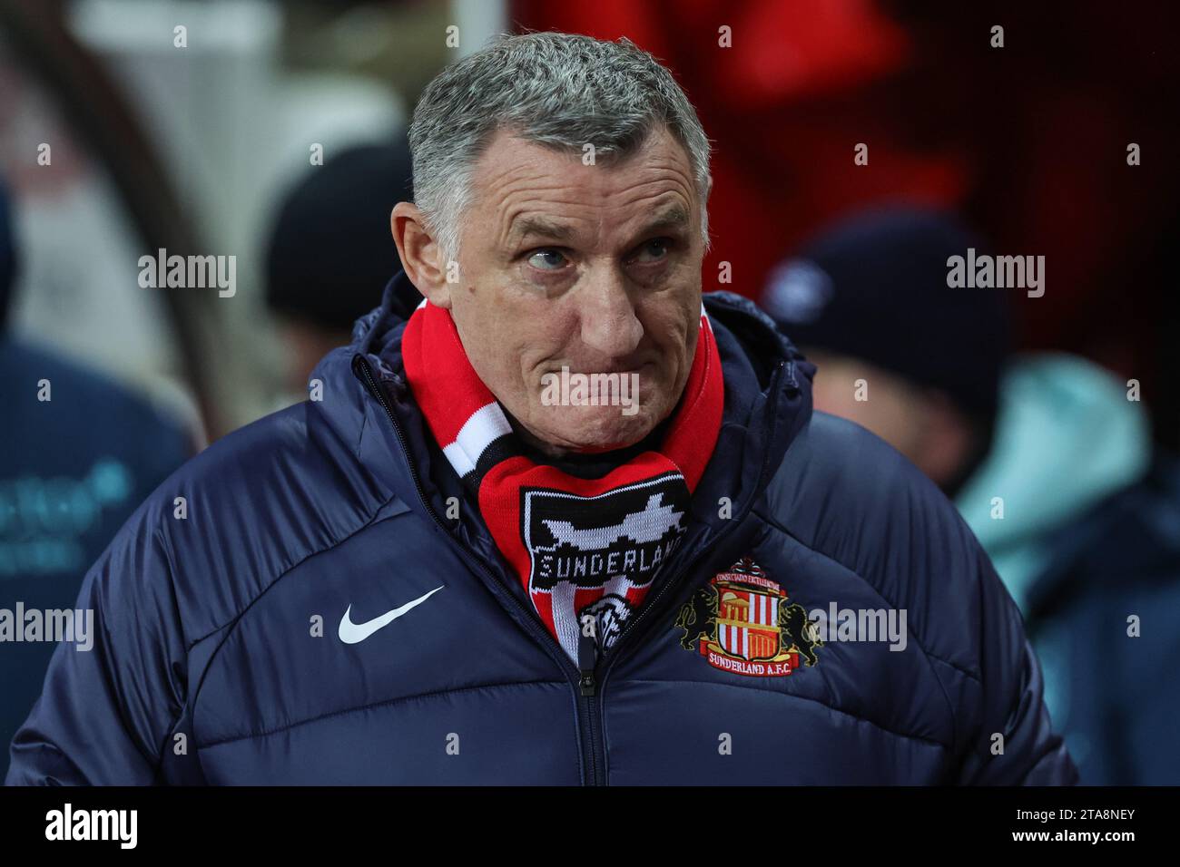 Tony Mowbray manager of Sunderland during the Sky Bet Championship