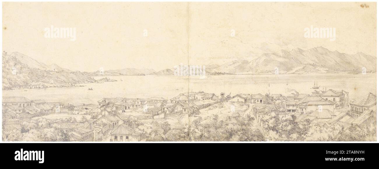 View of bay and Mainland from upper part of Destierro, da Coleção ...