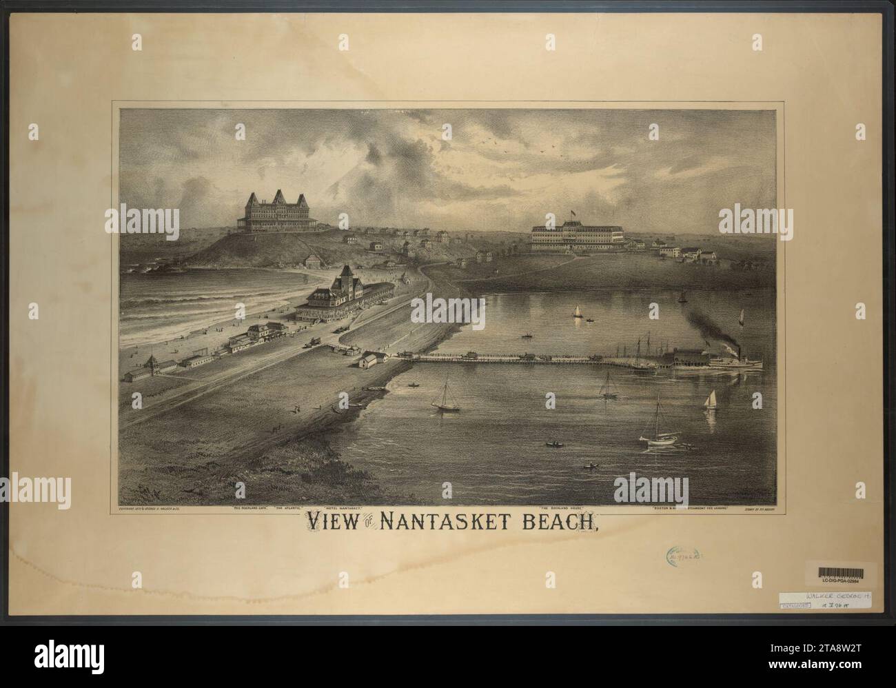 View of Nantasket Beach Stock Photo Alamy