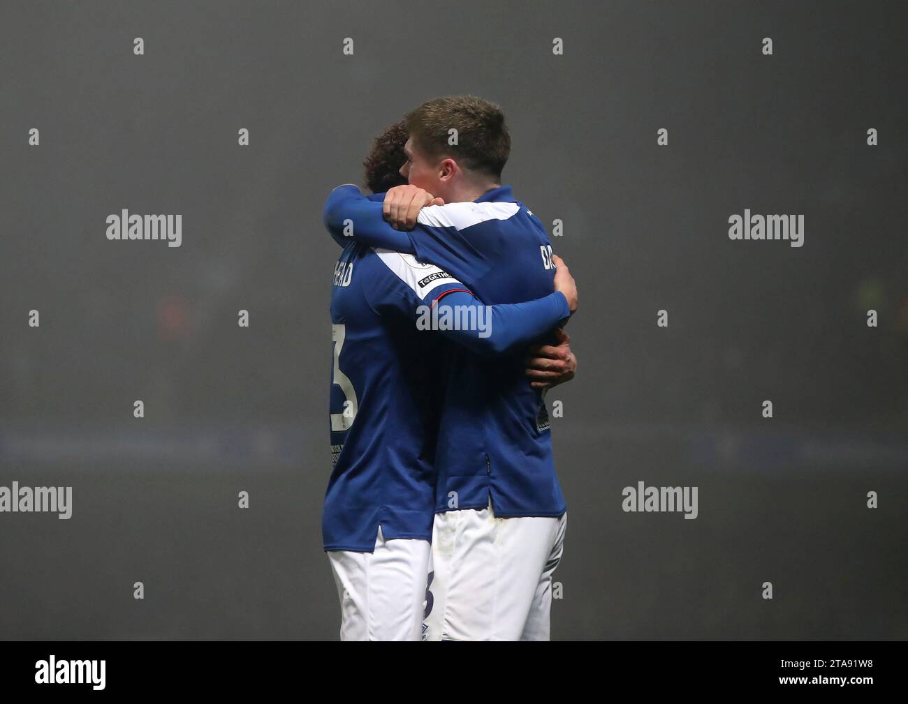 Ipswich Towns' Nathan Broadhead celebrates scoring their side's third goal of the game during