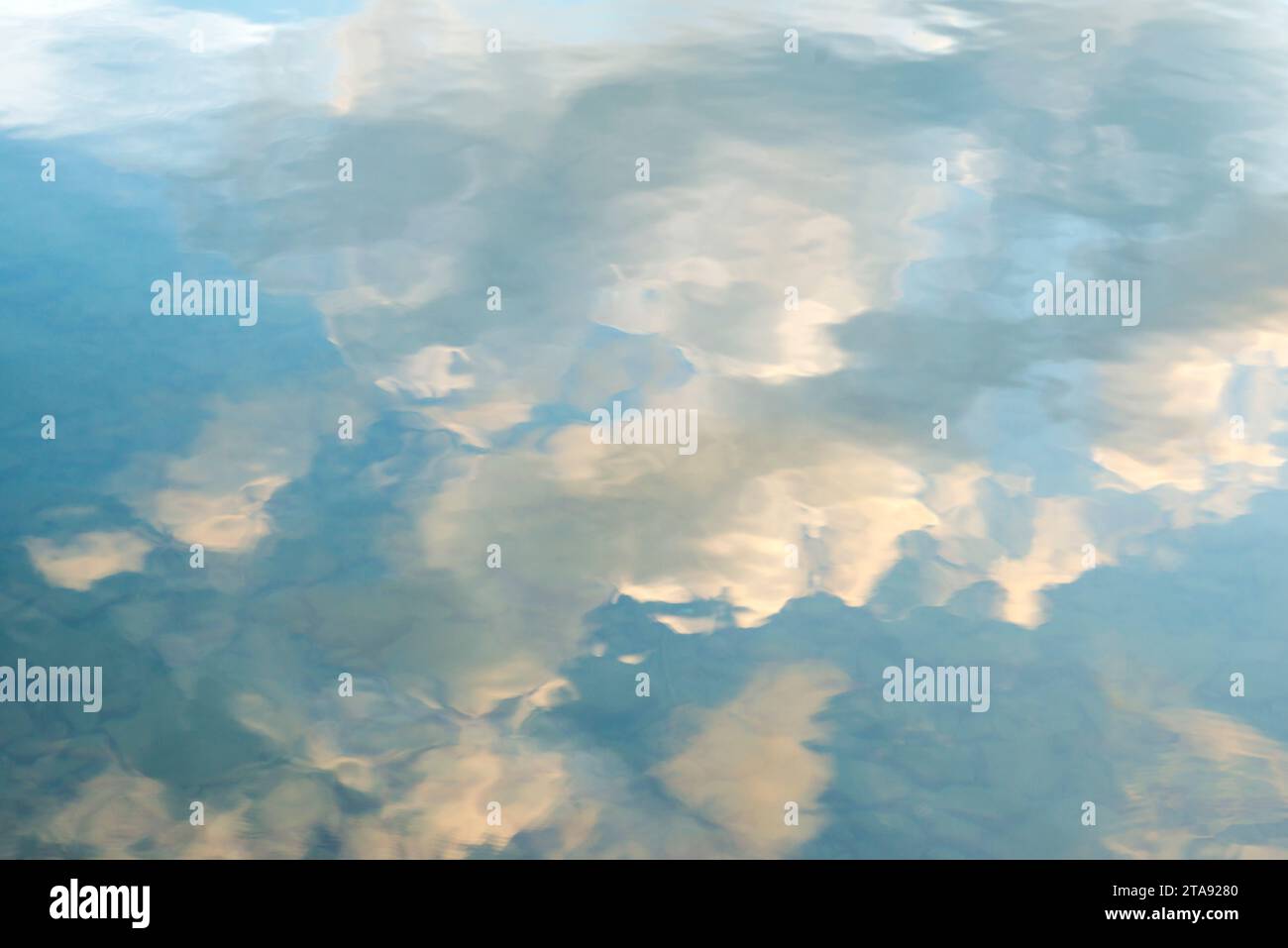 Sky is reflected in the lake hi-res stock photography and images - Alamy